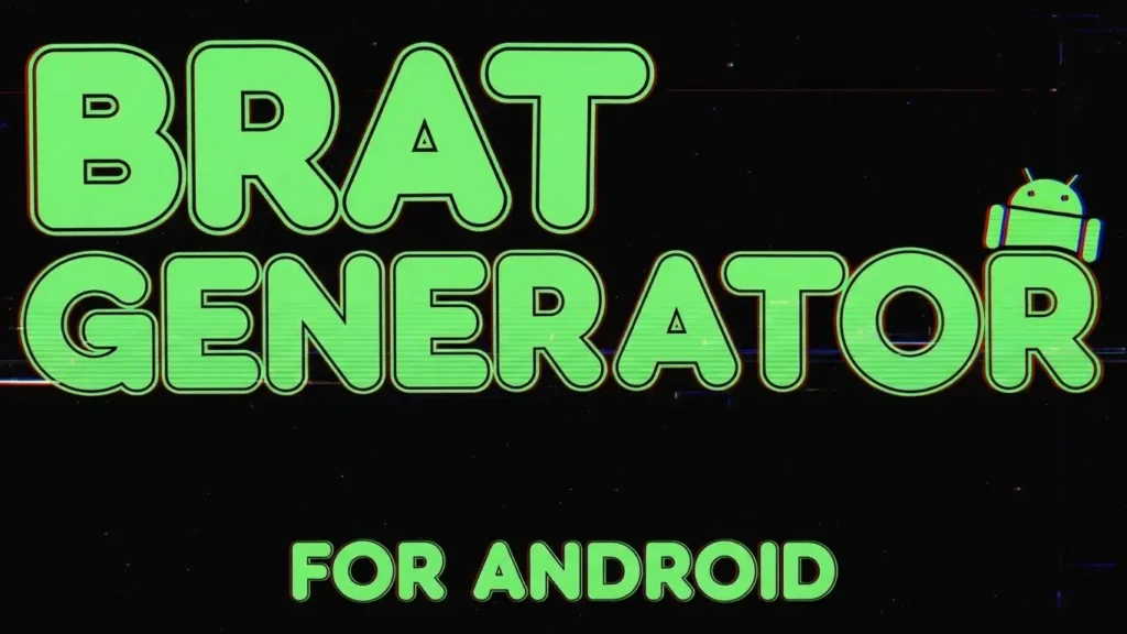 Brat Generator for android  is a popular Android app for creating Charli XCX Brat-style images. This free APK allows users to design album covers, memes, and lyrics graphics with ease.
